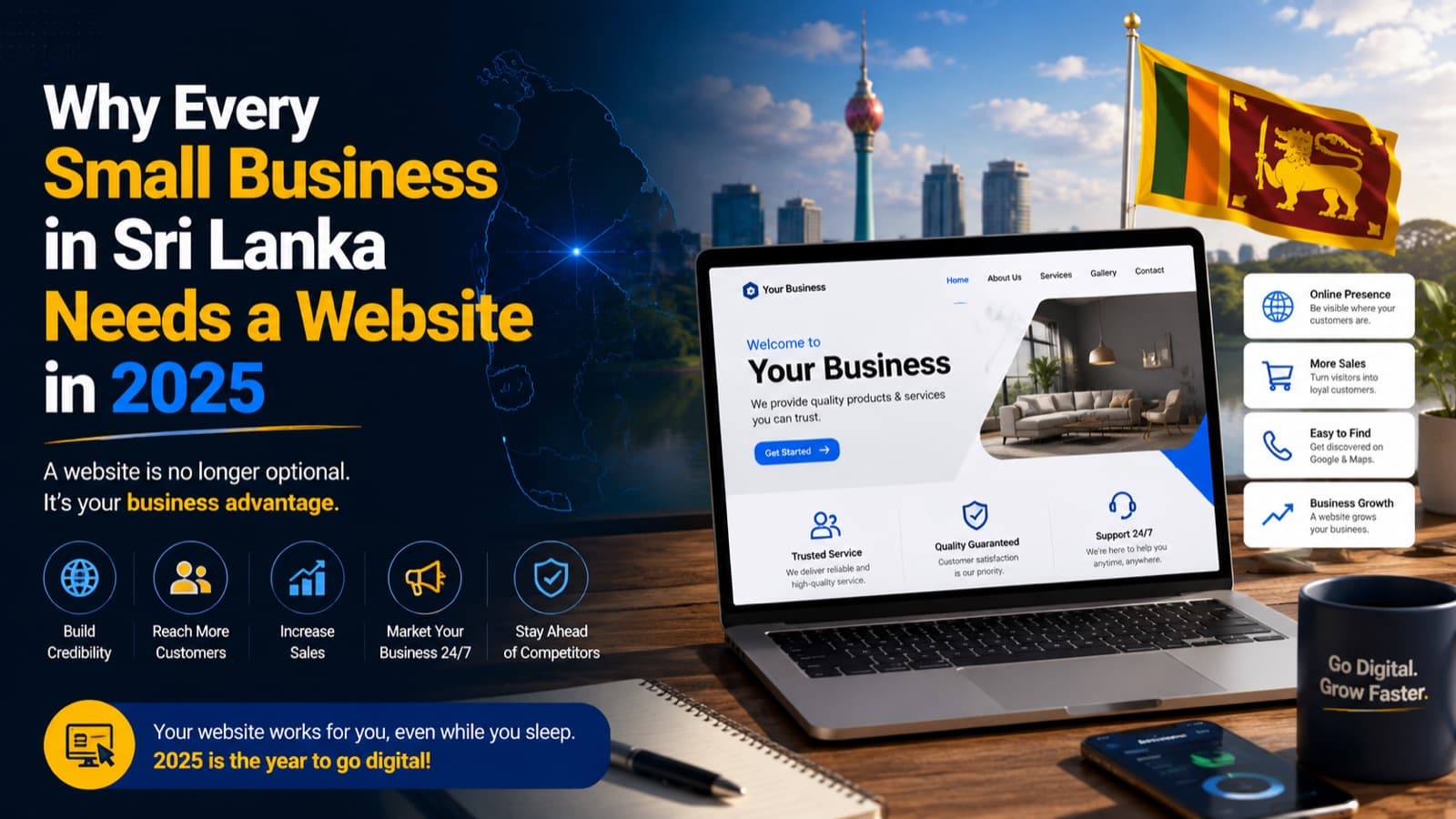 Why Every Small Business in Sri Lanka Needs a Website in 2025